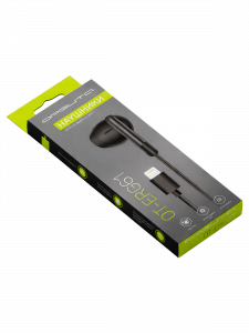 Наушники проводные гарнитура для айфона с микрофоном Орбита OT-ERG61 Черные